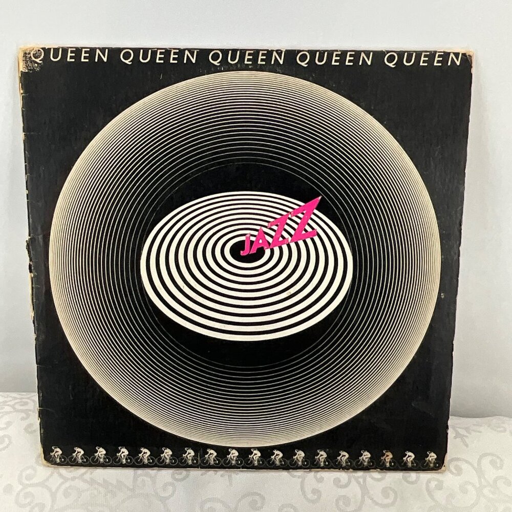 Queen Jazz Vinyl Record LP Gatefold‎ 1978 Original Elektra Pressing With Bicycle